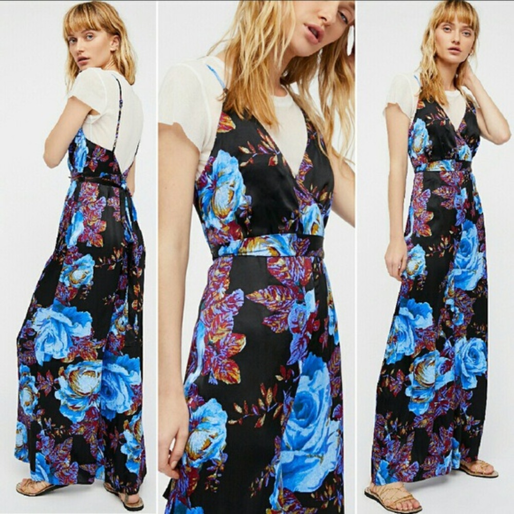 Free People Cabbage Rose Romper NWT